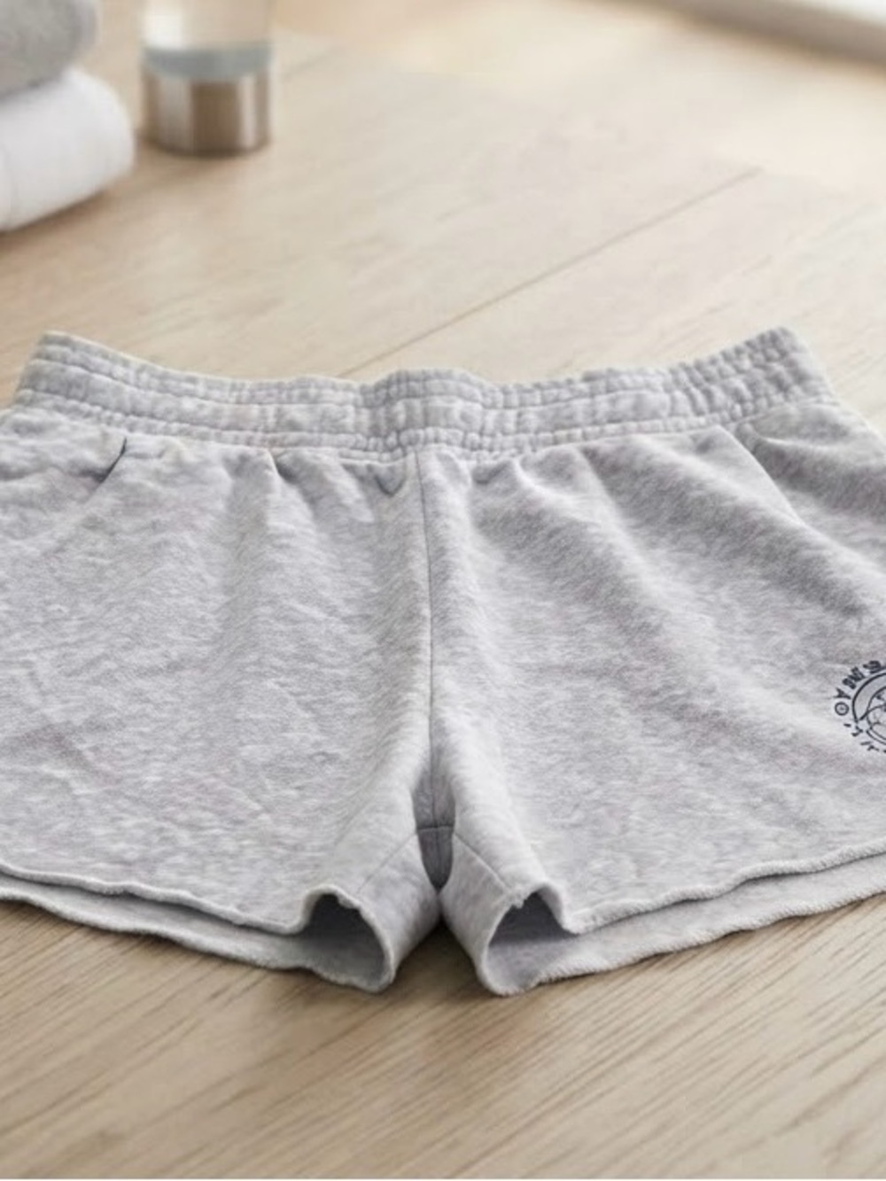 Gymshark Light Gray Athletic Lounge Shorts